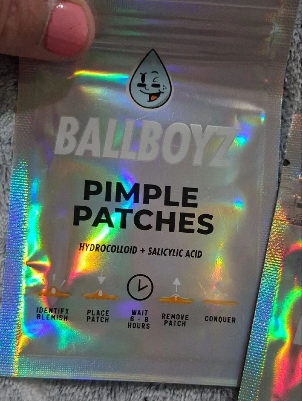 Ballboyz Pimple Patches - Holographic Silver Pack (Men Grooming)